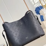 Louis Vuitton Mahina Boundless M13179 Light Coffee Black Leather Replica Tote