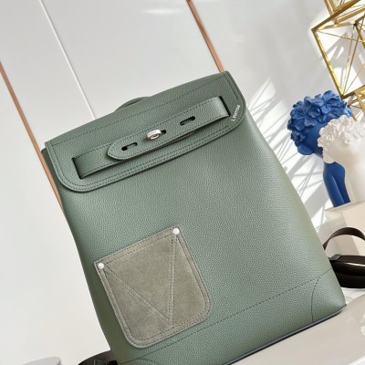 Louis Vuitton - Steamer Backpack LV Touch Leather M26852 Green