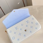 Louis Vuitton M28127 Pochette Félicie Sweet Escape Monogram Empreinte leather chain bag