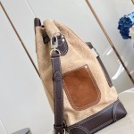 Louis Vuitton Steamer 40 M26019 Workwear Collection Suede Leather Replica Handbag