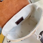 Louis Vuitton Nano Steamer Workwear suede leather bag M26128