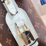 Louis Vuitton N30028 All In BB Monogram Canvas leather shoulder bag