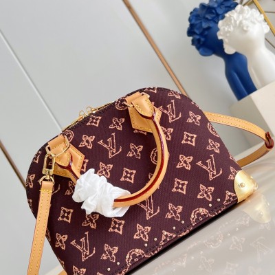 Louis Vuitton - M28105 Alma Trunk BB Monogram Origine Leather Chain Bag