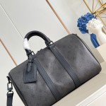 Louis Vuitton M28370 Keepall Bandoulière 35 Monogram Midnight travel bag
