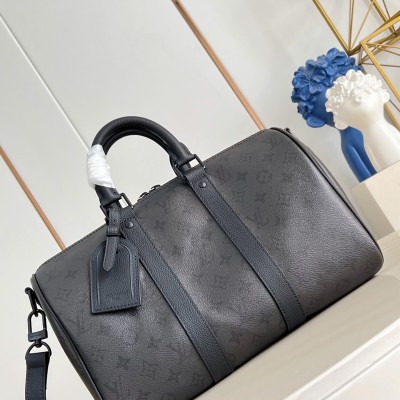 Louis Vuitton - M28370 Keepall Bandoulière 35 Monogram Midnight Travel Bag