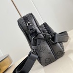 Louis Vuitton M26783 Nil Crossbody Bag Monogram Midnight coated canvas