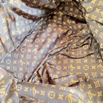 Louis Vuitton M26364 Neverfull Inside Out MM Black Jeans Puffygram nylon tote