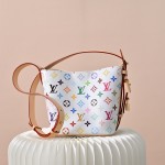 Louis Vuitton x Takashi Murakami All In BB M13089 White Multi Handbag