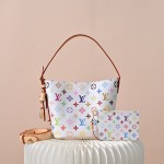 Louis Vuitton x Takashi Murakami All In BB M13089 White Multi Handbag