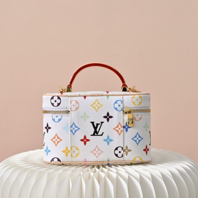 Louis Vuitton - TM Vanity Chain Pouch M13662 White Multicolor (Tricolor Murakami)