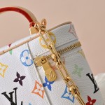 Louis Vuitton x TM Vanity Chain Pouch M13662 White Multicolor – Coated Canvas with Leather Trim
