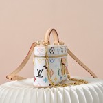 Louis Vuitton x TM Vanity Chain Pouch M13662 White Multicolor – Coated Canvas with Leather Trim