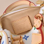 Louis Vuitton Nano Speedy M13391 White Multicolor Handbag – Mini Monogram Canvas