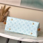 Louis Vuitton Carryall Small Bag Monogram Origine Bleu Courrier – Vintage Inspired