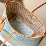 Louis Vuitton Carryall Small Bag Monogram Origine Bleu Courrier – Vintage Inspired