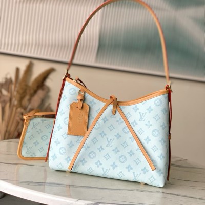 Louis Vuitton - Carryall Small Bag Monogram Origine Bleu Courrier