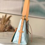 Louis Vuitton Carryall Small Bag Monogram Origine Bleu Courrier – Vintage Inspired