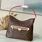 Louis Vuitton M27335 Monogram Lineup Handbag – Classic Canvas with Leather Trim