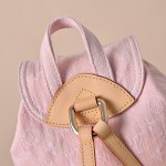 Louis Vuitton Venice Backpack M13031 Pink Monogram Denim Backpack with Front Pocket