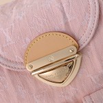Louis Vuitton Venice Backpack M13031 Pink Monogram Denim Backpack with Front Pocket