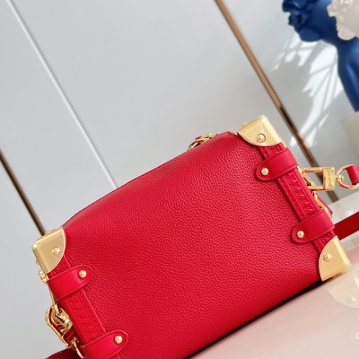 Louis Vuitton - Side Trunk Medium Bag M27449 / M28333 LV Confetti Series Leather Handbag