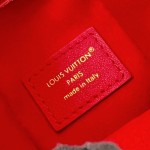 Louis Vuitton Side Trunk Medium Bag M27449 Light Green / M28333 Red