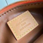 Louis Vuitton Speedy P9 Bandoulière 30 M13904 Embroidered Monogram Orange Leather Bag