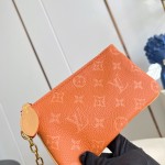 Louis Vuitton Speedy P9 Bandoulière 30 M13904 Embroidered Monogram Orange Leather Bag