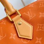 Louis Vuitton Speedy P9 Bandoulière 30 M13904 Embroidered Monogram Orange Leather Bag
