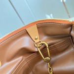Louis Vuitton Speedy P9 Bandoulière 30 M13904 Embroidered Monogram Orange Leather Bag