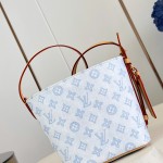 Louis Vuitton All In BB Monogram Origine Bleu Courrier handbag in blue canvas