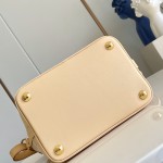 Louis Vuitton Noé BB Damier Azur Bucket Bag N40594 Front View