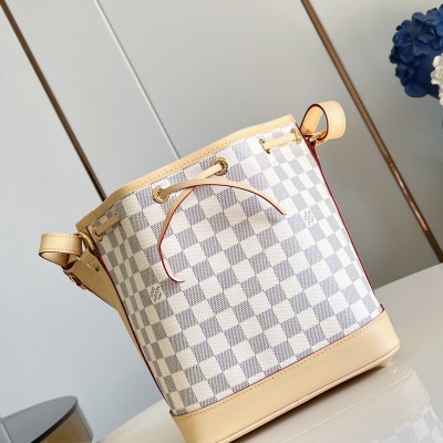 Louis Vuitton - Noé BB Damier Azur Bucket Bag N40594