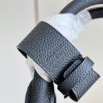 Louis Vuitton Keepall Bandoulière 45 travel bag in Monogram Midnight coated canvas with leather trim