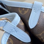 Louis Vuitton Neverfull Bandoulière Inside Out BB light blue Monogram handbag
