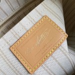 Louis Vuitton CarryAll PM Monogram Origine Bleu Courrier Shoulder Bag M27532 Front View