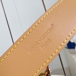 Louis Vuitton CarryAll PM Monogram Origine Bleu Courrier Shoulder Bag M27532 Front View
