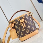 Louis Vuitton Nano Noé Monogram Origine Bucket Bag M27699 Front View