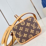 Louis Vuitton Nano Noé Monogram Origine Bucket Bag M27699 Front View
