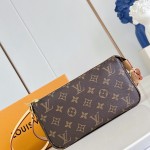 Louis Vuitton Monogram Denim Pochette Accessoires Bag M40712 Front View