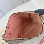 Louis Vuitton Monogram Denim Pochette Accessoires Bag M40712 Front View