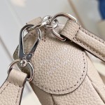 Louis Vuitton All Around Small Handbag Black Monogram Perforated Leather M28306 Crossbody Bag
