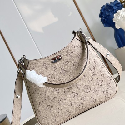 Louis Vuitton - All Around Small Handbag Black Monogram Perforated Leather M28306