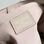 Louis Vuitton All Around Small Handbag Black Monogram Perforated Leather M28306 Crossbody Bag