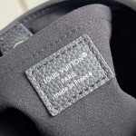 Louis Vuitton All Around Small Handbag Black Monogram Perforated Leather M28306 Crossbody Bag