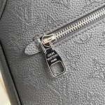 Louis Vuitton All Around Small Handbag Black Monogram Perforated Leather M28306 Crossbody Bag