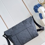Louis Vuitton M28324 Christopher Messenger Bag in Monogram Taurillon Grained Leather