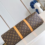Louis Vuitton Needle Handbag M28116 Monogram Canvas Shoulder Bag with Leather Trim