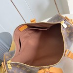 Louis Vuitton Needle Handbag M28116 Monogram Canvas Shoulder Bag with Leather Trim