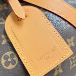 Louis Vuitton Needle Handbag M28116 Monogram Canvas Shoulder Bag with Leather Trim